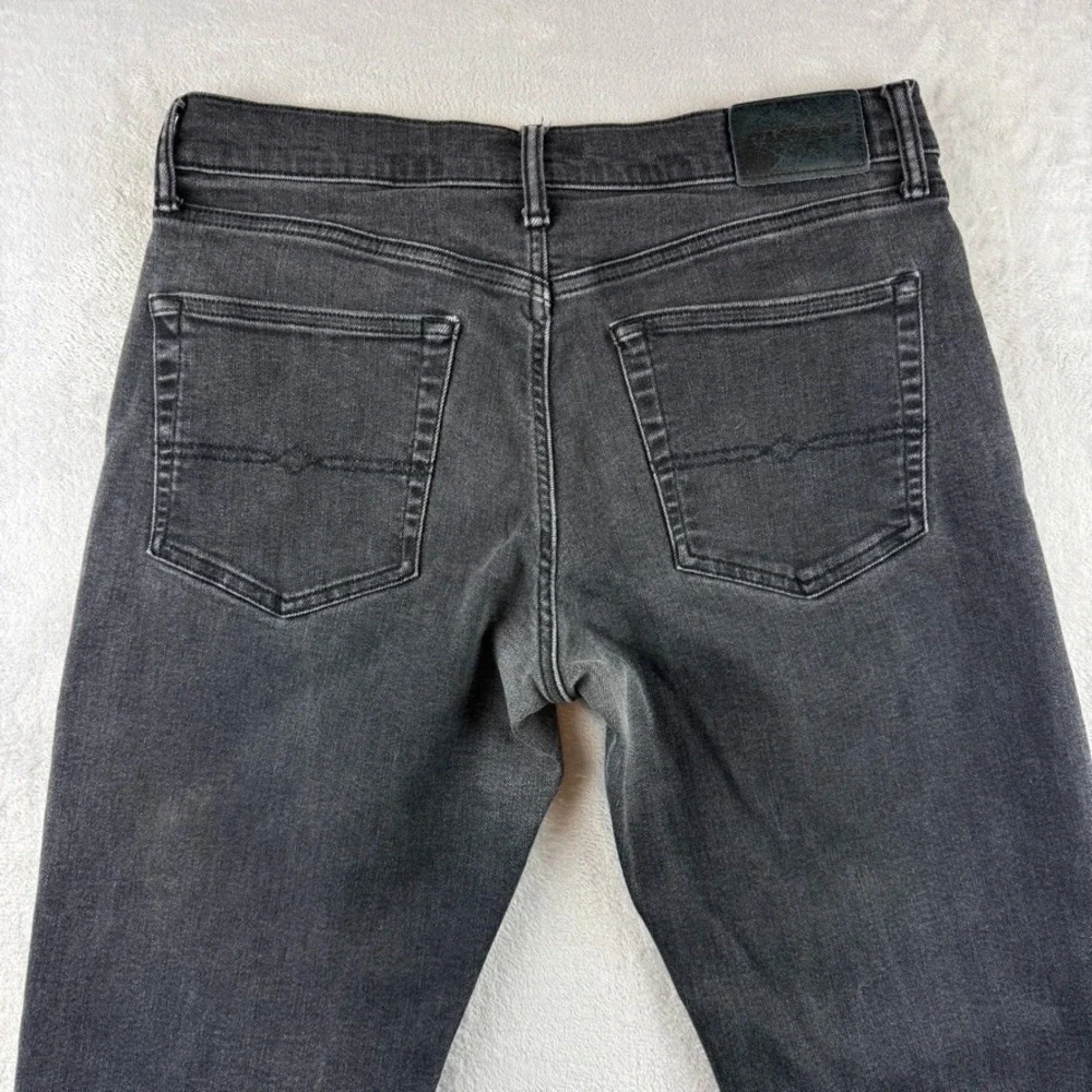 Lucky Brand Jeans Men 32x34 Black 363 Vintage Straight Dark Wash Stretch Denim